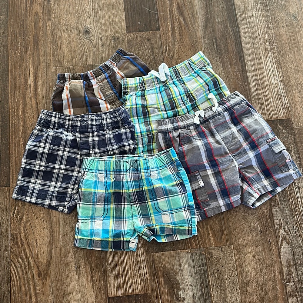 5 pairs of boys shorts